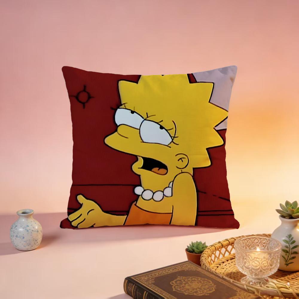 

Popular TThe Simpsonsful Cushion Cover Premium SkinFriendly Pillow Case MultiPurpose for Home Office Travel 30X30cm