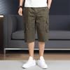 Herren Baumwolle Camouflage Mehrere Taschen Sommer Caprihosen Lässige Arbeitskleidung Shorts