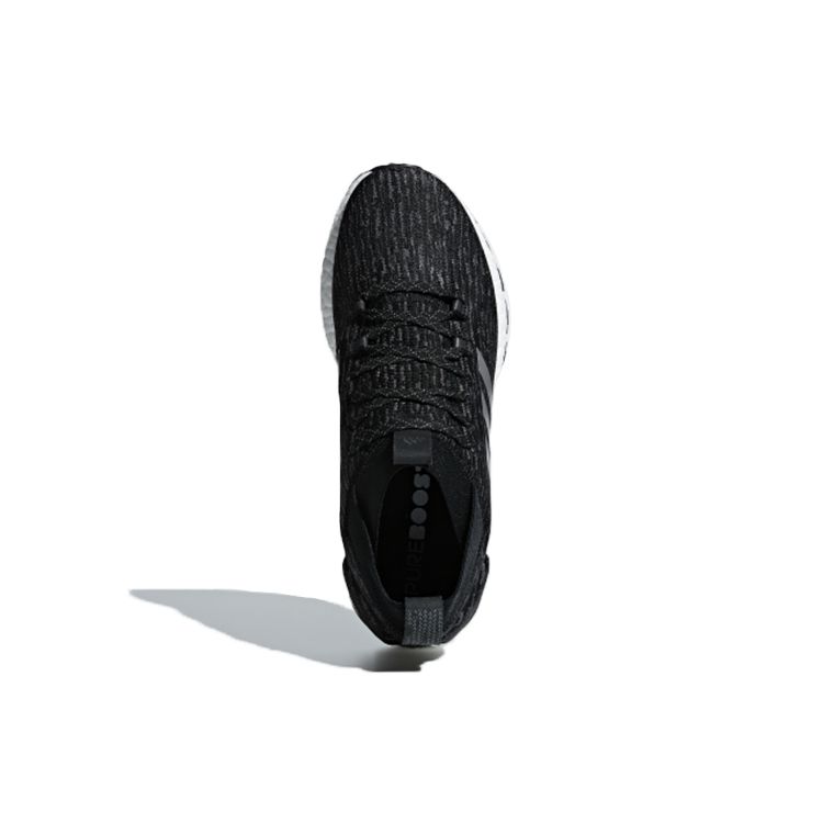 Adidas Pure Boost Comfortable Fabric Non-Slip Breathable Low-Top Marathon Running Shoes Unisex sneaker Black Gray G26429