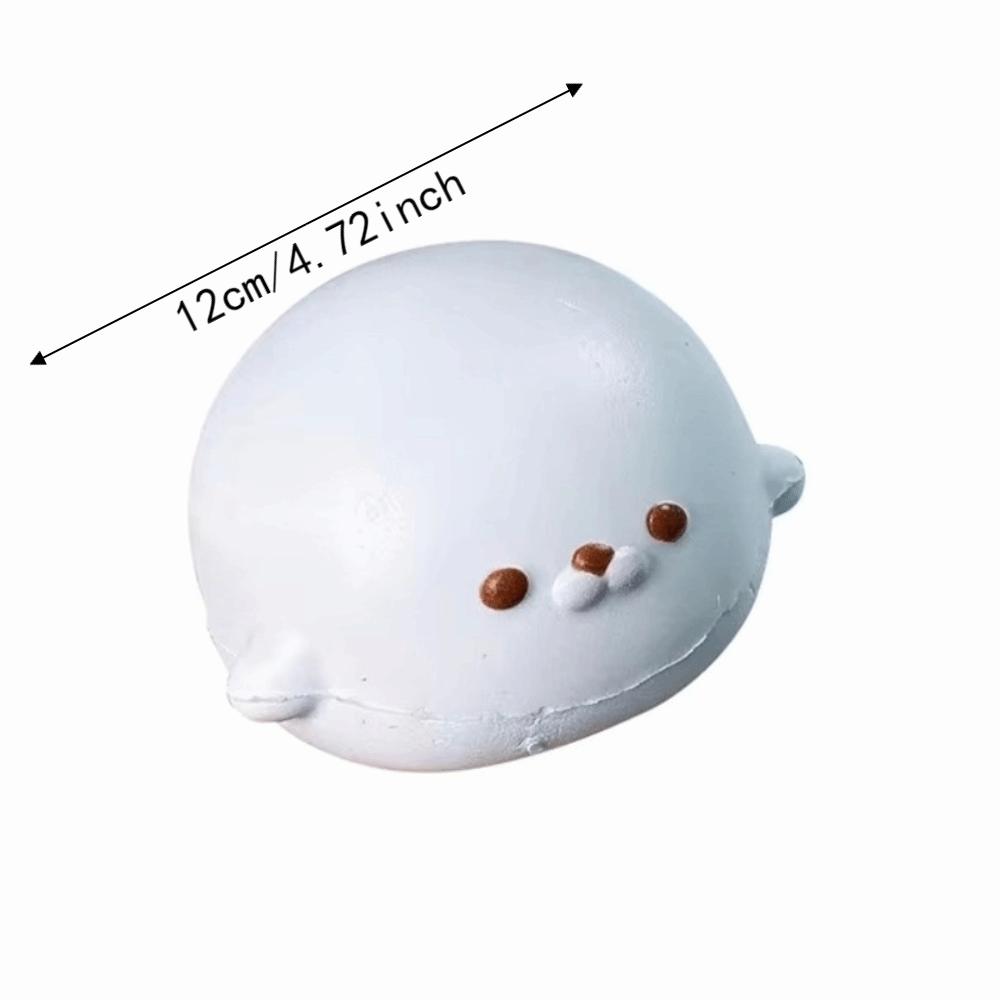 Soft Texture Seal Squishy Toy Slow Rebound Seal Fidget Toy Seal Squeeze Toys Desktop Decoration