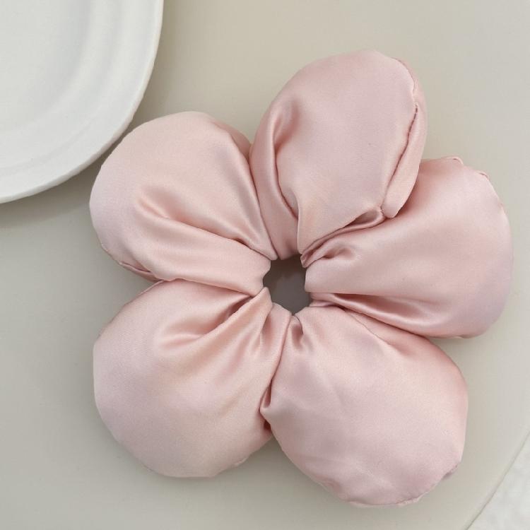 Flower Scrunchies Female French Aesthetic Hair Scrunchies Sweet Hair Accessories Flower Hairband Women Elegant Headdress