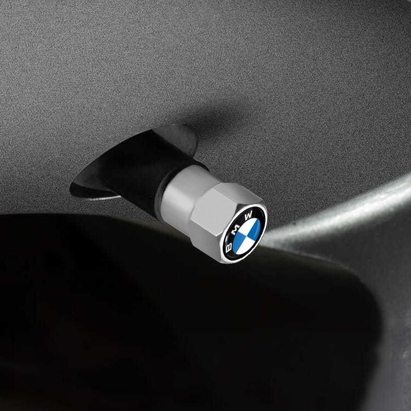 4 Piezas Cubierta de Vástago de Válvula de Metal para Rueda de Coche Tapa Antipolvo Accesorios Para BMW E90 E34 E36 E39 E53 E60 F10 F30 F15 G05 F16 G06 G07 X1 X5 X3 X6 M3 M5 M6