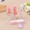 Lippengloss-Flasche mit Schlüsselanhänger, Farbverlauf, Leere Lippenstift-Gloss-Hülse, Nachfüllbarer Flüssigkeitsbehälter, Flasche, Lippenstift-Probenflasche