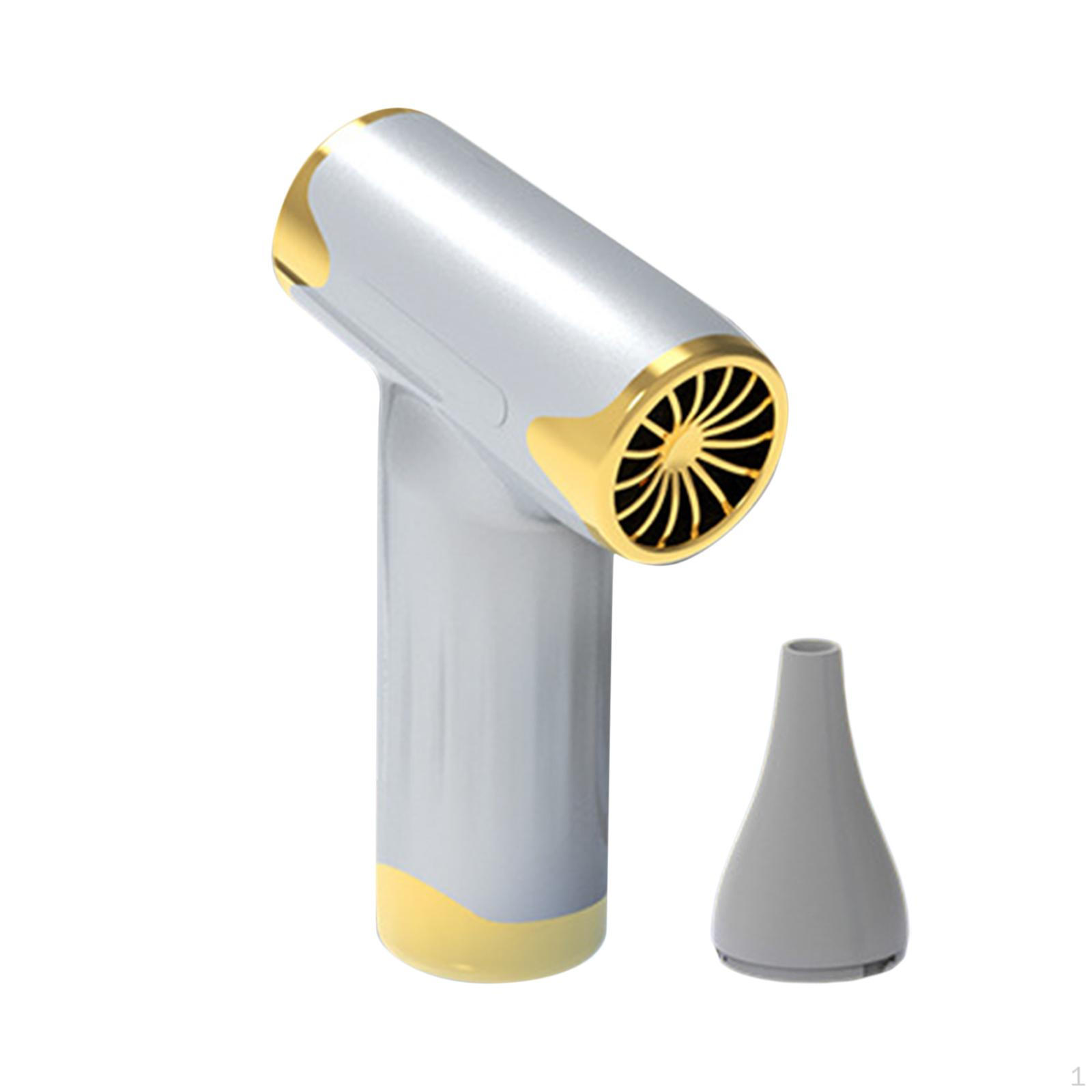 

Автомобильный Высокий Фен Беспроводной Мощный Электрический Маленький Холодный Фен для Женщин Мужчин серебряный