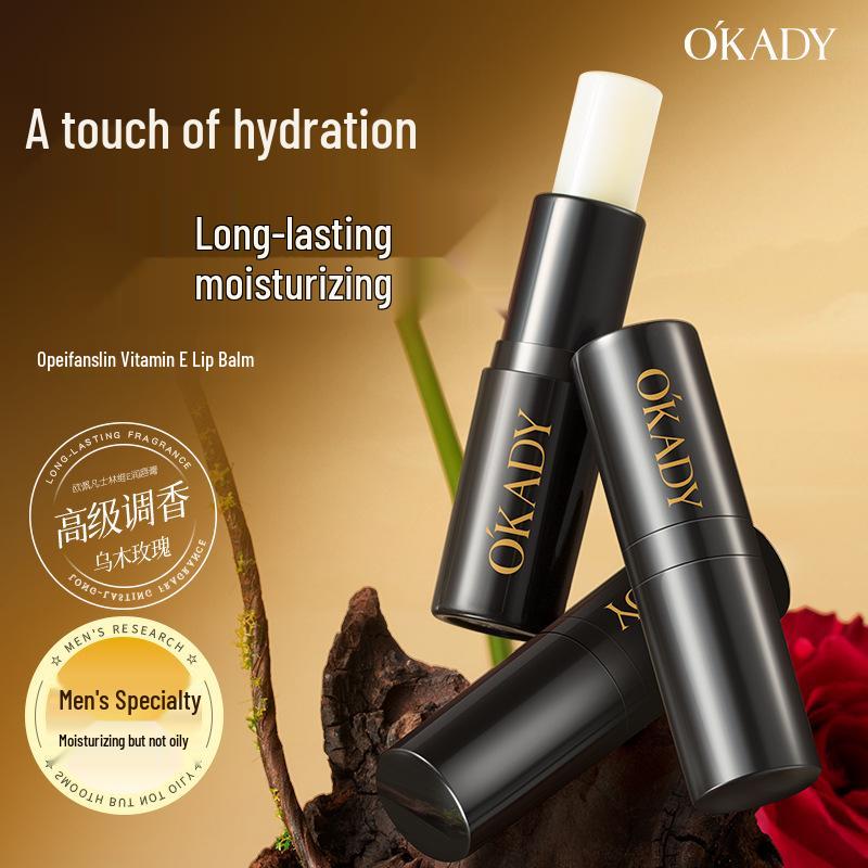 Opeif Rose Scent Lip Balm: Vitamin E, Autumn/Winter Anti-Dryness & Cracking Protection, Lightens Lip Lines & Dullness.
