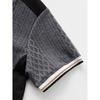 Men's Jacquard Short Sleeve Casual T-Shirt.