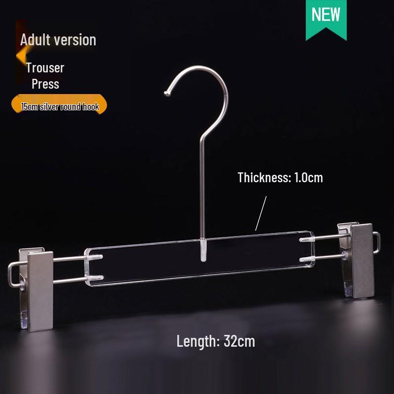 Acrylic Non-slip Hangers for Children's, Men's, and Women's Clothing