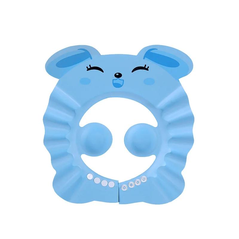 Shower Baby Soft Cap Adjustable Hair Wash Hat for Kids Ear Protection Safe Children Shampoo Bathing Shower Protect Head Cover