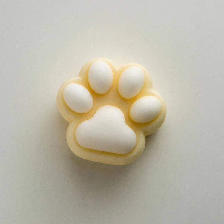 45g Handmade Cartoon Cat Claw Face Soap - Cute & Novel Cleansing Doodle Soap