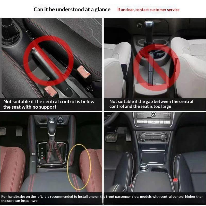 Pu Leather Car Seat Gap Storage Box Interior Products Universal Seat Gap Slit Box Phone Bottle Keys Holder Box Auto Organizer