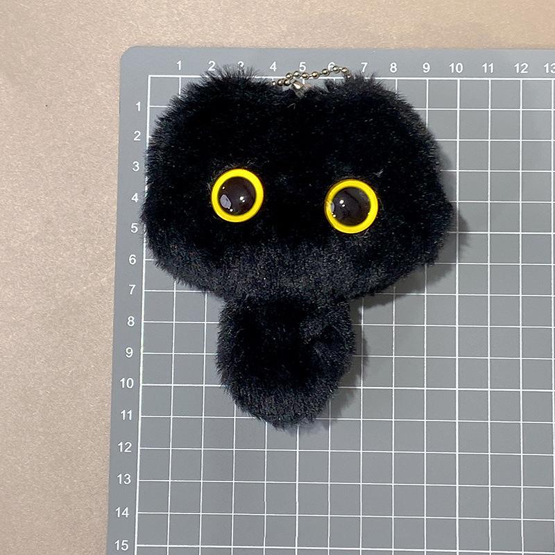 Słodki pluszowy kotek brelok z kreskówkową lalką zabawka wisiorek dla kobiet dziewcząt ozdoba torby brelok samochodowy prezenty dla dzieci akcesoria