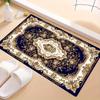 Luxury European Flannel Rug Vintage Floral Carpet Non-slip Living Room Bedroom Floor Mat Home Decor
