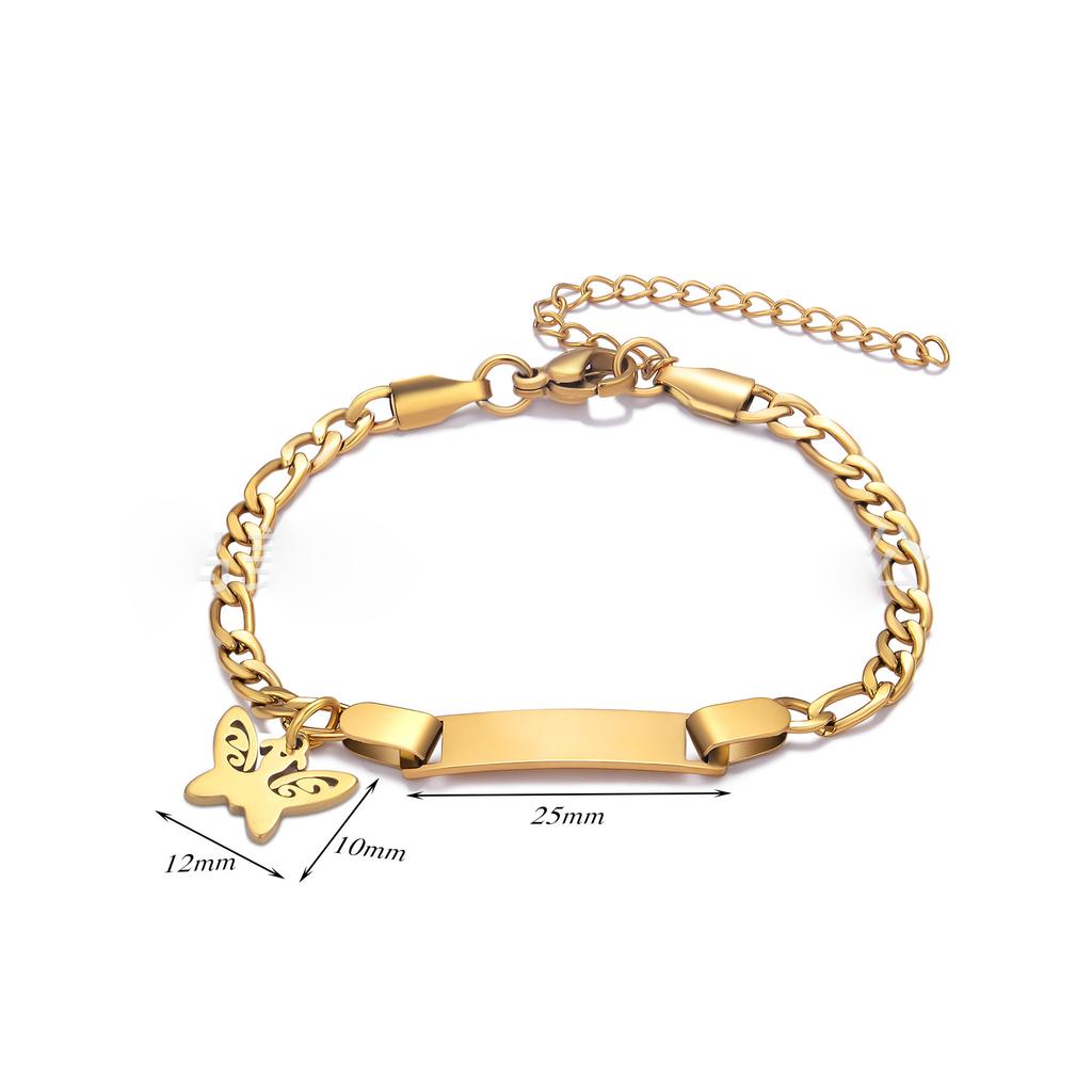 Custom Name Couple Bangle For Women Laser Engraved Letter Words Stainless Steel Figar Link Chain Personalized Bangle