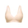 Jelly Glue Underwear Women's Personality Leopard Print Printing Seamless Invisible Thin Large Chest Small Soft Support Bra