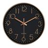 Non-Ticking Nordic Wall Clock Round Wall Hanging Clock Electronic Color Clock  Living Bedroom