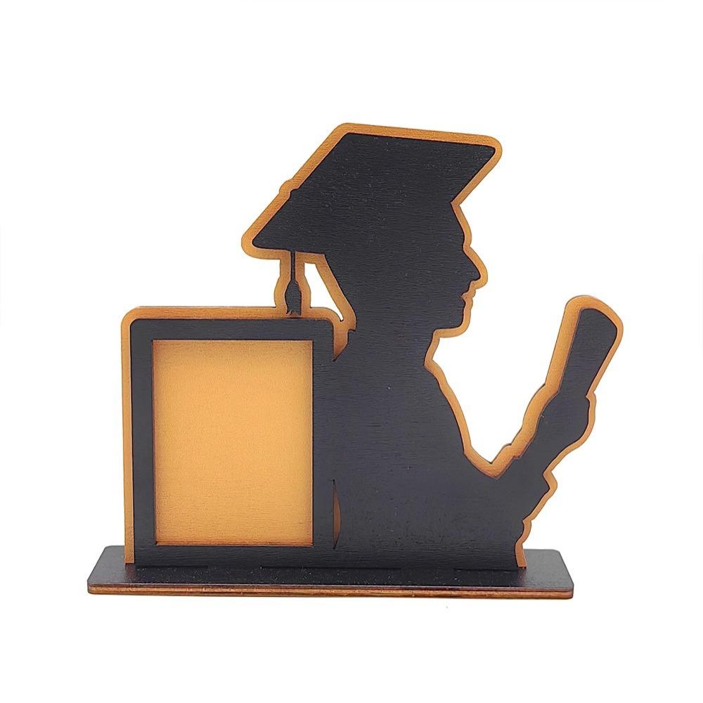 

Rustic Graduation Theme Picture Frame Celebration Picture Display Stand Friend Gifts золотой
