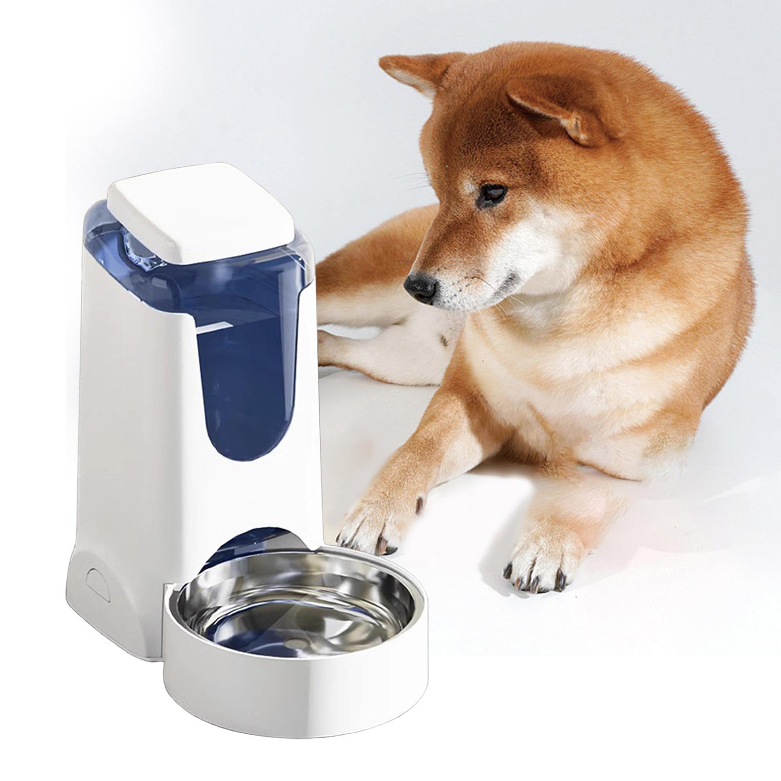 

Automatic Pet Water Dispenser Water Drinker Leakproof Dog Water Bottle 4L Large Pet Water Fountain Water Feeder for Cats Dogs белый