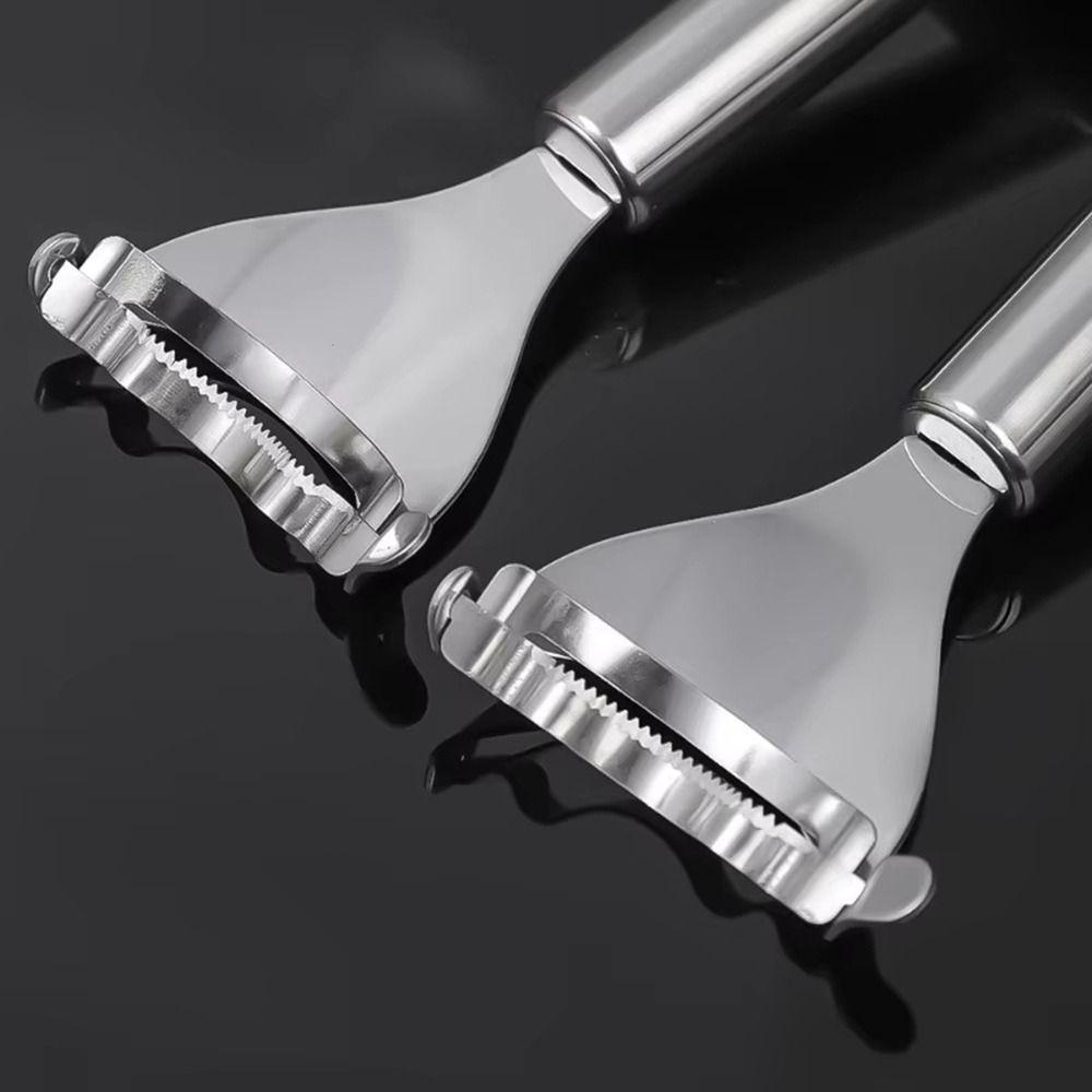 Stainless Steel Corn Peeler Serrated Edge Corn Thresher Manual Corn Planer Kitchen Utensil