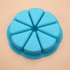 2/3 Stuks 8-Caviteit Siliconen Cakevorm Anti-aanbak Voedselkwaliteit Driehoekige Cakepunten Bakvorm DIY Keuken Maïsbrood Pizza Muffins Bakgereedschap