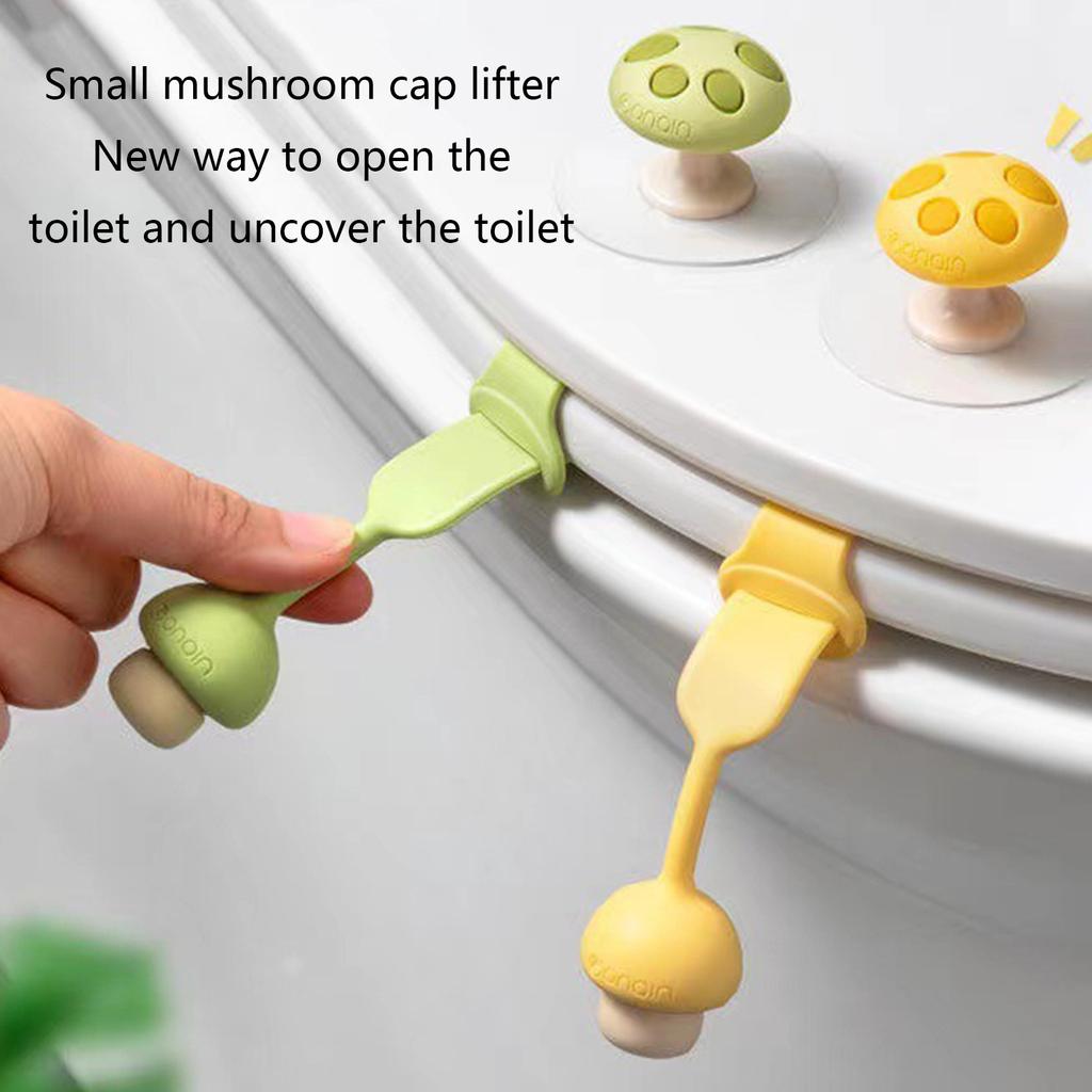 Toilet Lid Lifter Handle Toilet Cover Lifter Toilet Seat Lifter Reusable Silicone Toilet Seat Handle Easy to Install