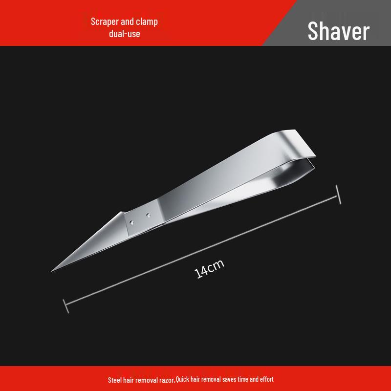 Hog Bristle Manganese Stainless Steel Scraping Tool for Pigskin Hair Removal and Slaughter