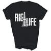 Rig Life Ölfeld-Bohranlage Unisex Shirt Geschenk