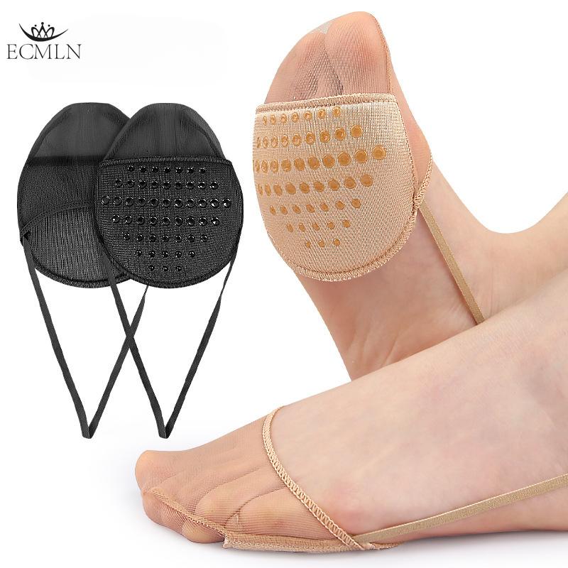 Women Invisible Cotton Half Socks Sling Socks Shallow Mouth Non Slip Invisible Boat Socks