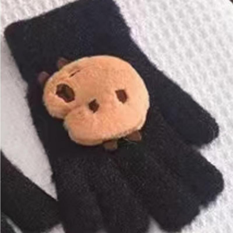 Children's Gloves Winter New Boys and Girls Baby Five-finger Gloves To Keep Warm and Keep Out the Cold