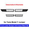 Per Tesla Model Y Juniper 2026 Griglia Racing Inferiore Paraurti Anteriore Protezione Anti-insetti Rete Rimovibile Griglie a Rete Copertura