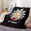 1 Stück Rick & Morty Flanell-Kuscheldecke Leicht Weich Warm Ganzjahresdecke für Sofa, Bett, Reise, L1028108