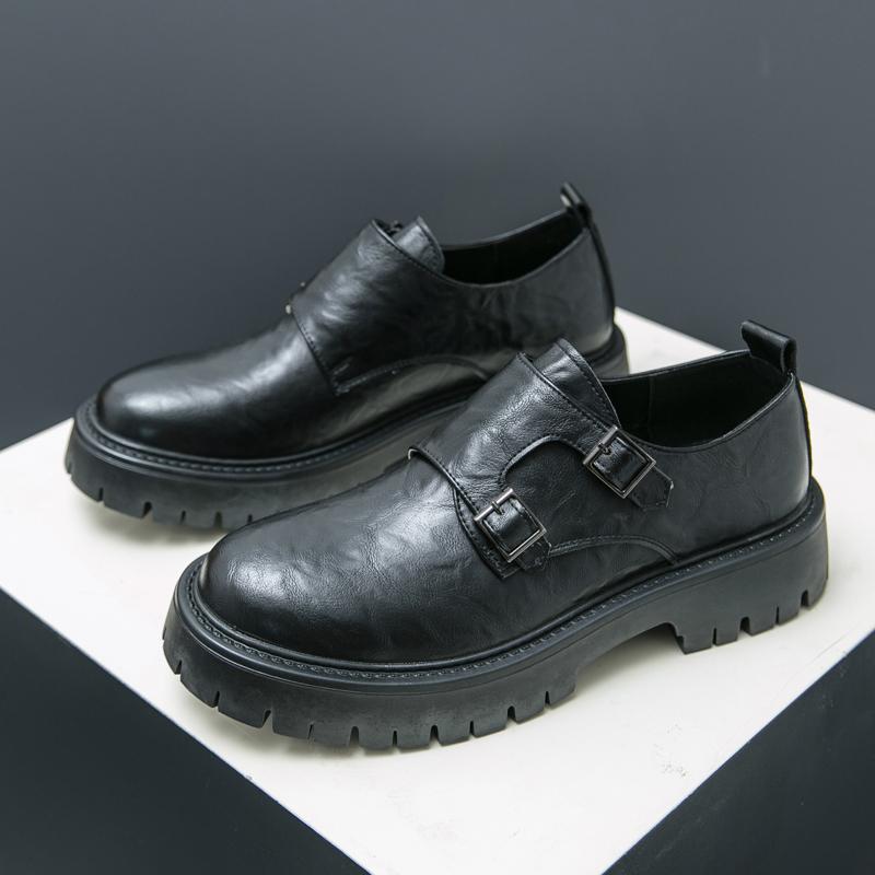 FashionMens Slip on Casual Shoes Leather Fashion Business Shoes Men New Arrival Men Comfortable Loafers Classic Male Dress Footwear