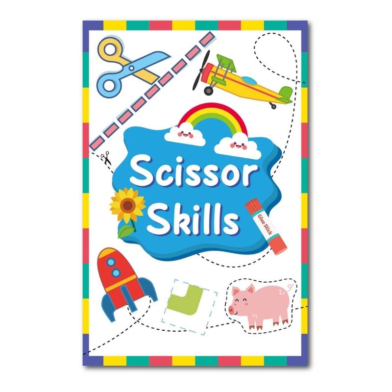 

Kids Scissor Skills Practice Book Paper Cutting Book For Creative Learning And Interactive Family Craft Time