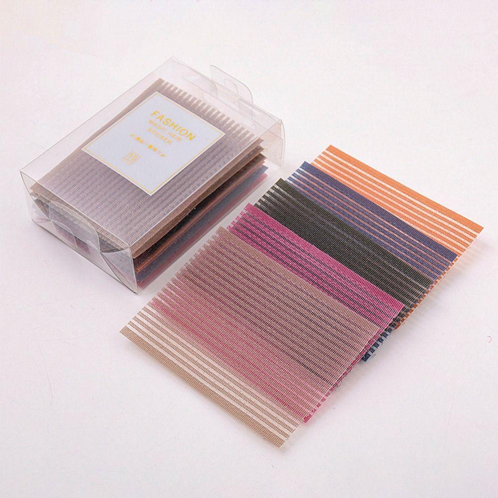 10Pcs/Set Hair Fringe Hair Sticky Pad Nylon Hair Tape Clip New Bangs Puffy Hair Sticker