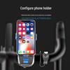 Bicycle Phone Holder & Horn with Super Bright Light for Night Riding