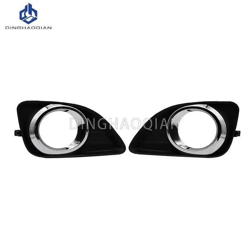 Car Front Fog Light Cover Lower Bumper Black Foglight Hole Grilles Decoration Bezel Fit For Toyota Camry 2009 2010 2011