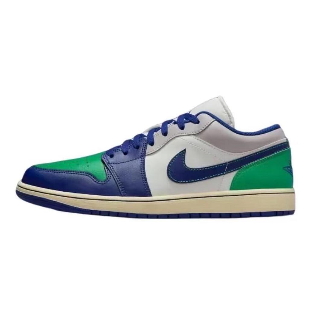 Jordan Air Jordan 1 Ma Zhihongtu Low Top Vintage Basketball Shoes Men's Beige Red 553558-147(Team73-)