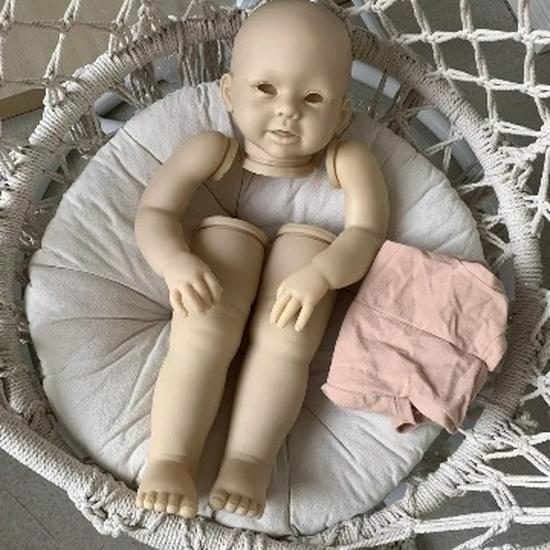 Bonnie Reborn Doll Kit: Unpainted Simulation Doll Mold for DIY As Shown