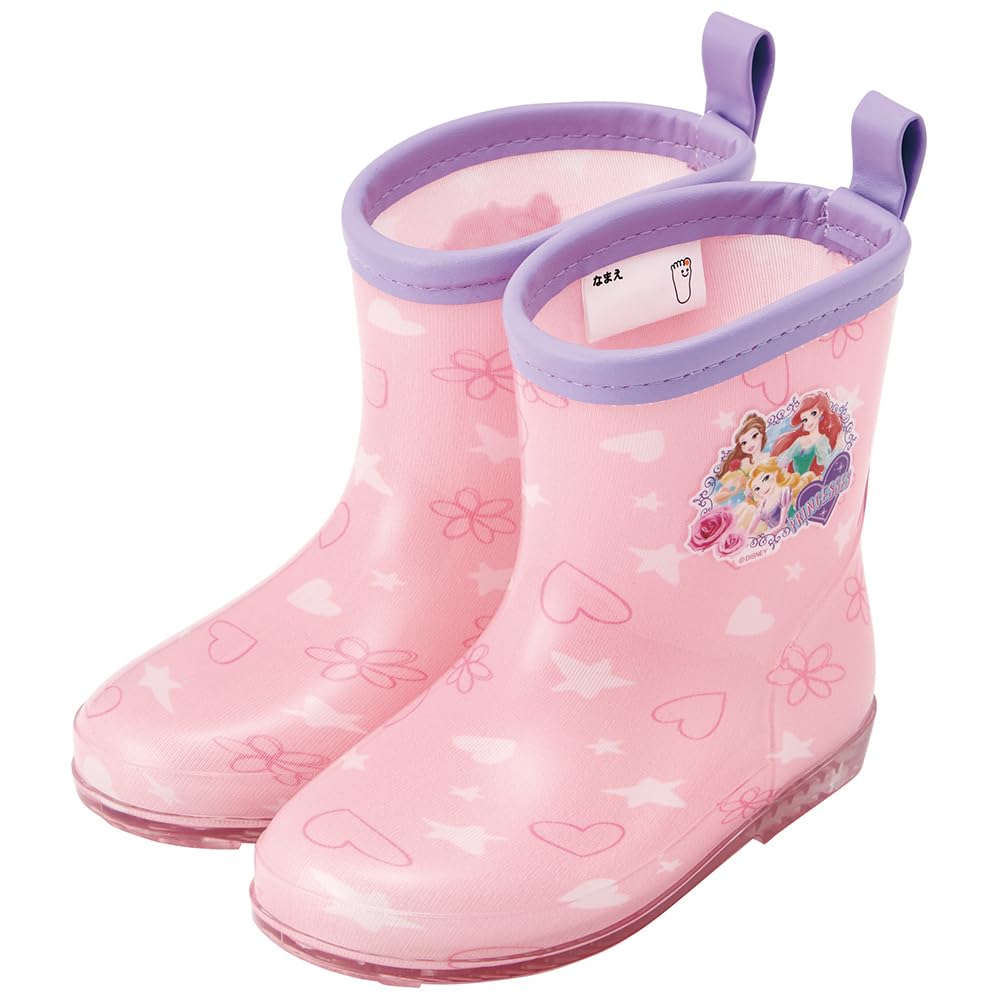 Skater Children's Rain Boots, Disney Princess Design with Reflective Tape, 15cm, RIBT15-A