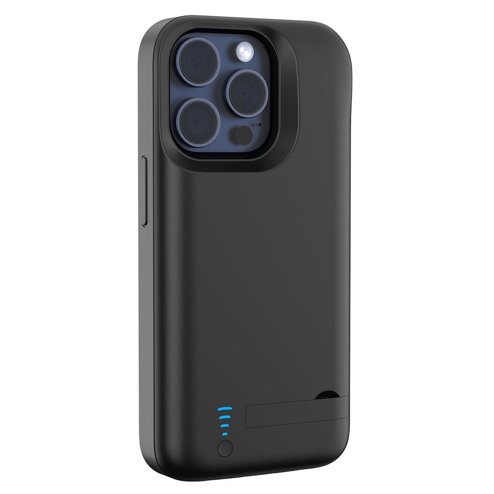 

T42 Для iPhone 15 Pro Max 6000 мАг Чохол-акумулятор Підставка Зовнішній акумулятор Зарядний пристрій Чохол для телефону A