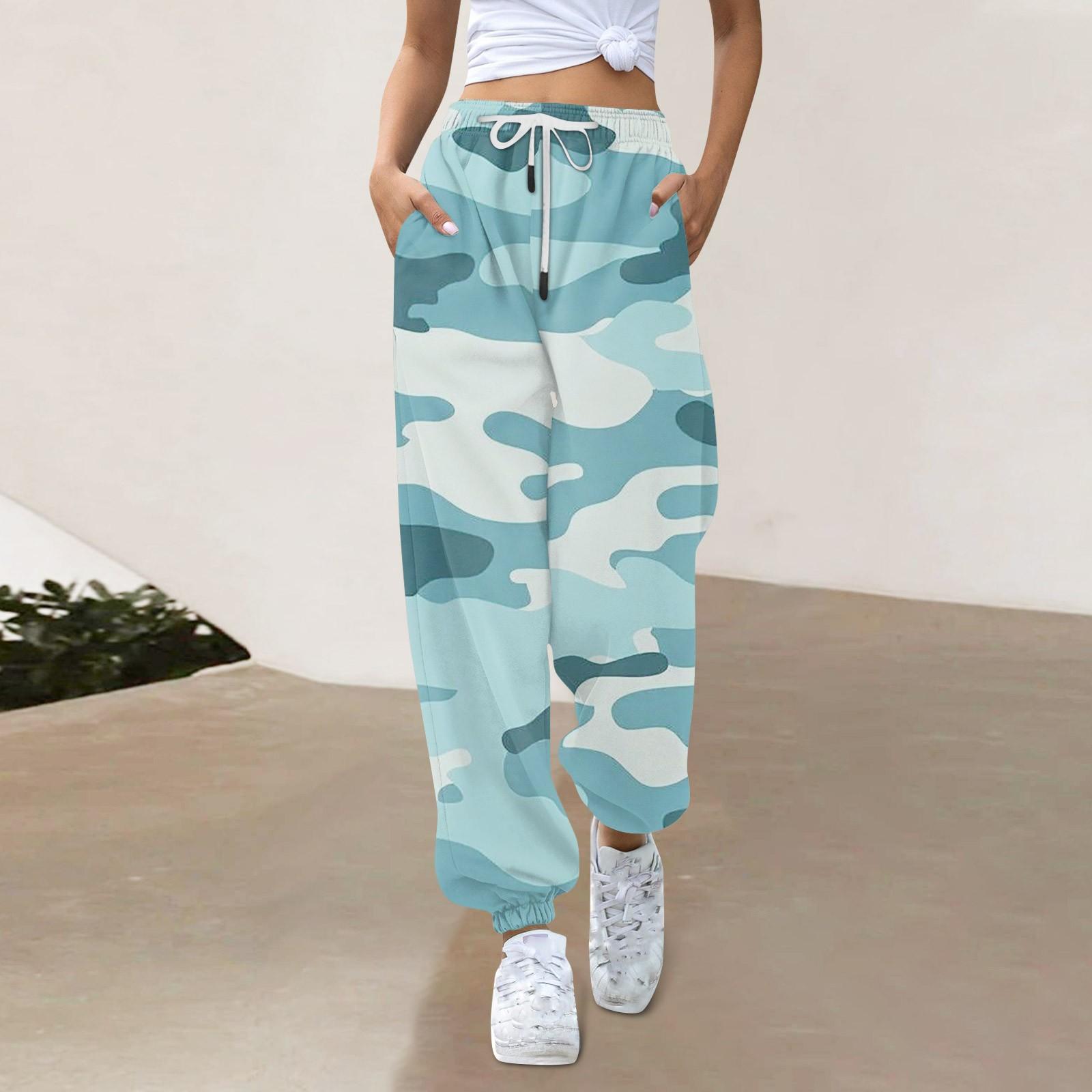 

Жіночі повсякденні модні спортивні штани Повсякденні штани з принтом L