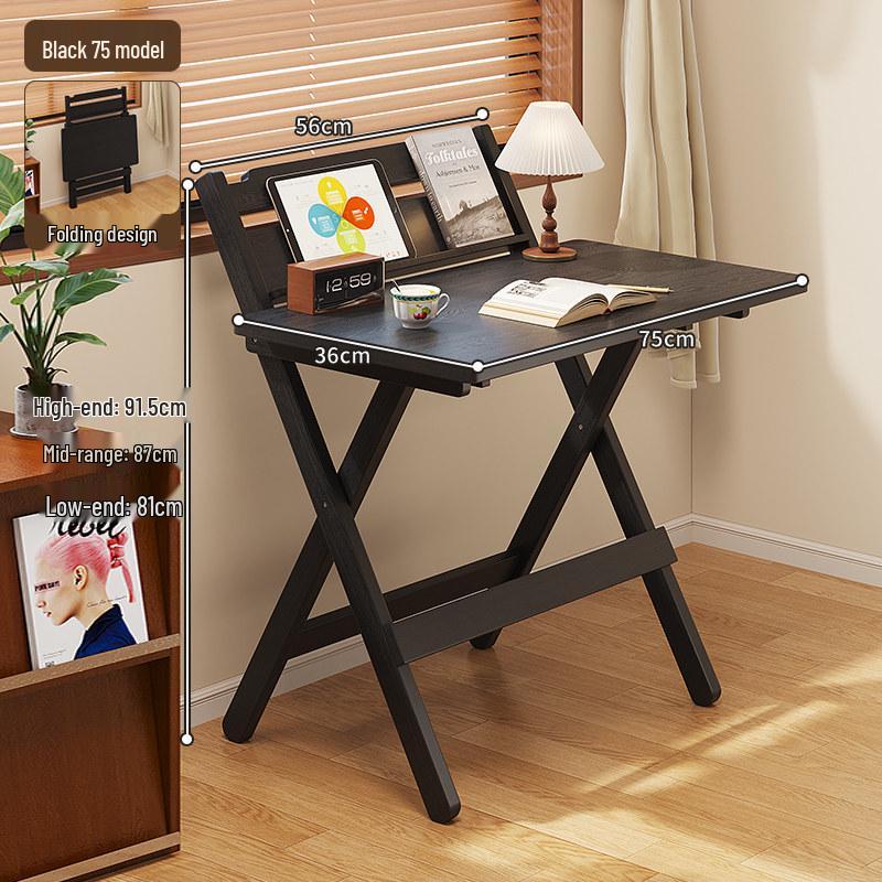 Portable Folding Study Desk - Compact, No Assembly Needed