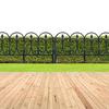 5Pcs Hollow Yard Fence Easy To Install Plastic Removable Panel DIY Picket Fencing for Garden