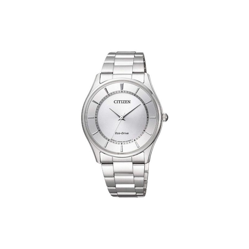 

CITIZEN Eco-Drive Series 50 Meters Waterproof Solar Quartz Steel Strap Uniform for Men and Women Silver Dial BJ6480-51A синій