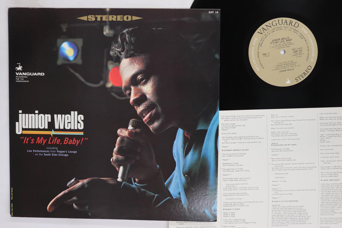 Виниловая пластинка JUNIOR WELLS  Its My Life Baby GXF16 VANGUARD 1975 Япония Блюз Б/у