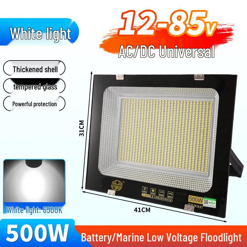 Yaming Marine LED Floodlight: 100W Outdoor Waterproof Spotlight for 12V/24V/36V DC Battery