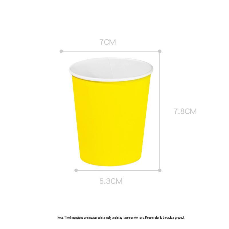 Thickened Disposable Colored Paper Cups for Kids' DIY Art & Crafts