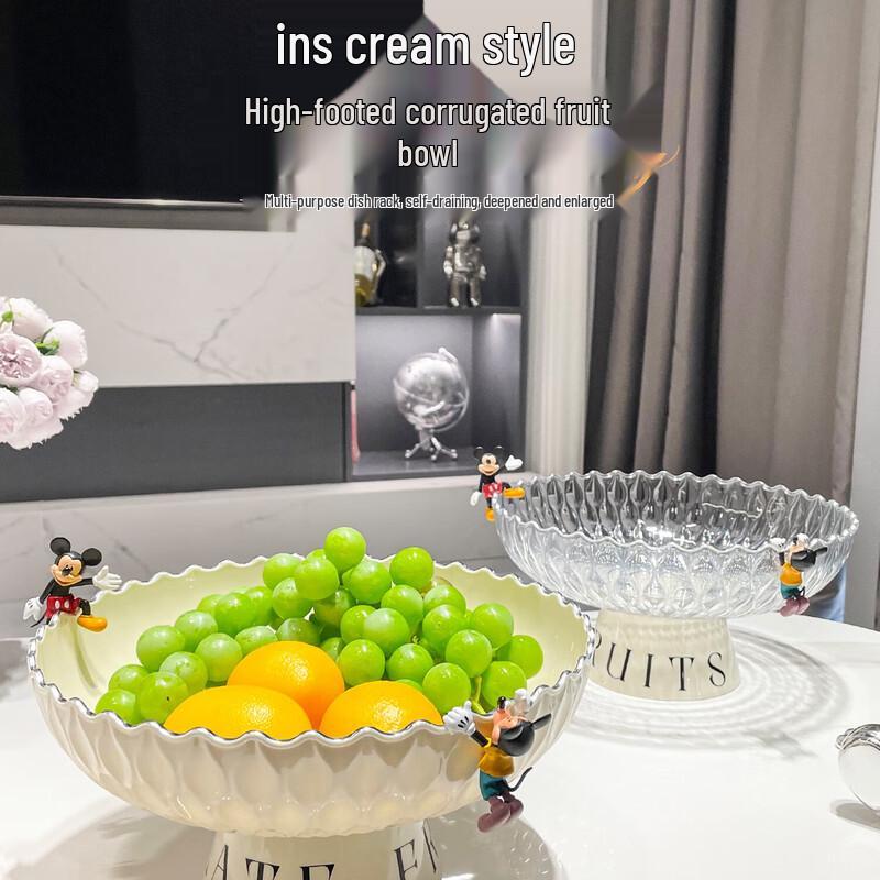 Naijiang Light Luxury Fruit Plate with Drain Basket