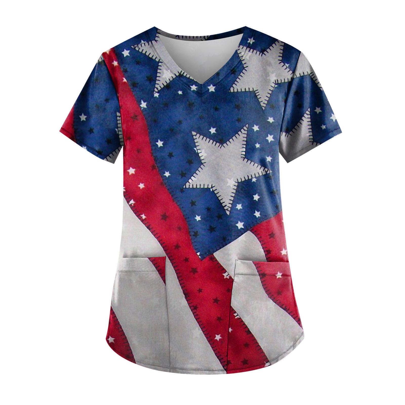 

Женские топы с v-образным вырезом и короткими рукавами с персонализированным принтом, рабочие футболки XXXL белый