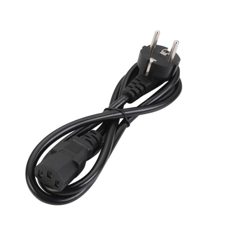 Europäisches C13 AC Stromkabel, 3-poliges VDE-zertifiziertes 3-adriges Adapterkabel
