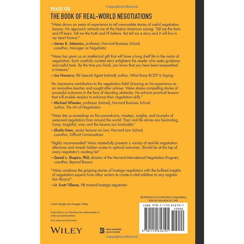 The Book of RealWorld Negotiations: Successful Strategies From Business, Government, and Daily Life